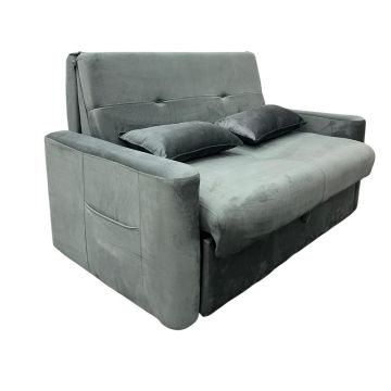 Sofá Cama 2 Lugares 1,40m com Almofadas Dani