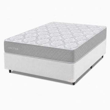 Cama Box Casal Double Face 100% D33 Edén 138x188x55cm Herval - Suporta até 100kg por pessoa